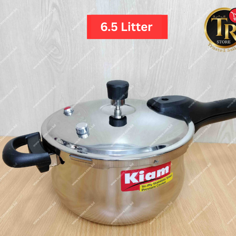 Kiam Stainless Steel Pressure Cooker 6.5 litter
